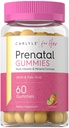 여성을 위한 Carlyle Prenatal Gummies | DHA & Folic Acid | 60 개 | 과일 맛 | 비 GMO, 글루텐 무료 보충 | 그녀의