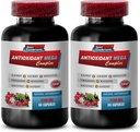 산화 방지 멀티비타민 - ANTIOXIDANT MEGA COMPLEX 1440 MG - Resveratrol 복합체, Acai berry 알약, Trans-resveratrol, Goji berry 알약, 석류 추출물 캡슐, Mangosteen - 2B 120 캡슐