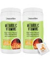 NaturalSlim Metabolic Vitamins - High Potency Multivitamins, Minerals, B Complex, Msm, & Digestive Formula Supplements for Men & Women - 에너지 및 대사 지원 - 2 팩