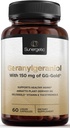Sunergetic 프리미엄 Geranylgeraniol 보충 - DeltaGold 비타민 E Tocotrienols- Annatto Derived GG for Statin Users, Heart Health & CoQ10 Production - 60 캡슐