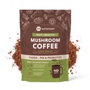 Chaga Superfood Mushroom 및 Prebiotics, Gut Health의 Probiotics 및 Focus Support가있는 360 영양 인스턴트 버섯 커피 | 다크 로스트, 추가 설탕 5 oz (Gut Blend)