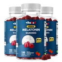 Melatonin 20mg Gummies - 180 카운트 - 약물 무료 - 천연 딸기 맛 - 채식주의, 비 GMO, 글루텐 무료 (3 병)