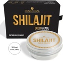 Sonatural Shilajit 순수한 Himalayan 유기 - 30g 금 급료 100% 풀빅 산을 가진 순수한 Shilajit 수지 & 에너지 & 면역 지원, (2 달 공급)를 위한 85+ 추적 광물 단지