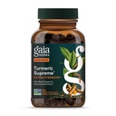 Gaia Herbs Turmeric Supreme Extra Strength - 정상 착용 및 눈물에서 Occasional Swelling 지원 - Turmeric Curcumin & Black Pepper - 120 Vegan Liquid Phyto-Capsules (최대 120 일 공급)