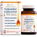 A1Vitality NovaSOL Turmeric Curcumin 1000mg - 임상적으로 입증 된 185x 높은 흡수 - 합동 안락, 기동성 및 전반적인 웰빙을 촉진 - 비 GMO, 의사 공식화, 60 Softgels.