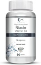 일반 Niacin 비타민 B3 캡슐 - 홍조, 비 GMO, 글루텐 무료 -90 캡슐