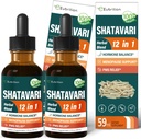 Shatavari 추출물 호르몬 여자 에스트로겐 균형, 빨간 클로버, Dong Quai & Menopause 기복, PMS 지원 w/Wild Yam, Vitex Berry를 위한 까만 Cohosh 보충교재를 위한 조화되는 하락. 4개 oz