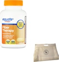 Equate 섬유 치료 Methylcellulose 섬유 모자릿 500 mg 100 조사 (1의 포장) 재사용할 수 있는 음식 주머니를 가진 뭉치