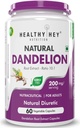 Sheltr Dandelion 뿌리 추출물 - 자연 - 10 : 1 비율 - 자연 치료 및 지원 소화, 60 식물성 캡슐