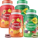 Superfood Fruit and Veggie Supplement - 과일 및 채소 캡슐 100 % 전체 슈퍼 과일 및 슈퍼 야채 보충제 & 올리브 리프 (720 카운트 4)와 비타민