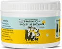 Probiotics, Prebiotics, & Digestive Enzymes for Dogs| 한정 성분| 소화 지원 | 알레르기 완화 | 면역 지원| 염증 감소| Diarrhea & Gas Relief (150g), White
