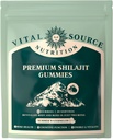 Vital Source Nutrition - 프리미엄 Shilajit Gummies - 뼈, 두뇌, 에너지 및 활력 지원 - Himalayan 유기 Shilajit - Vegan, 글루텐 프리 & 할랄 - 여름 수박 - 60 구미 - 30 서빙