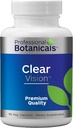 전문 식물 Clear Vision Eye Vitamins - Lutein, Zeaxanthin 지원 눈 스트레인, 드라이 아이, 비전 건강 - 90 채식 캡슐
