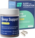 2mg Melatonin과 수면 보조 - GABA, L-Theanine & Chamomile - 수면 보충, 60 캡슐을 형성하는 Non-Habit