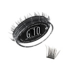 Lashify Gemini 10mm Gossamer Lashes 에 검정, 쉬운 DIY False Lashes 용 Voluminous, Wispy 과 Playful Look