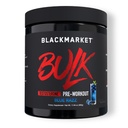 BLACKMARKET Bulk Pre Workout - 남성 30 인분을위한 Preworkout Energy 음료 - Creatine (Blue Razz)와 사전 운동 음료 분말