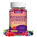칼륨 Gummies, 성인을 위한Chewable 칼륨 보충교재 1000mg, 지원 다리 크림 & 여성 & 남자를 위한 근육 건강 - 설탕 자유로운, 채식주의자, 60 조사