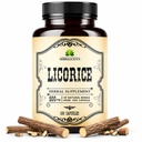 Licorice 뿌리 100 캡슐 – 순수한 유기 Glycyrrhiza Glabra – 소화 편안함 & 전반적인 웰빙을위한 초본 보충 – 비 GMO 및 첨가제 무료