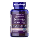 Puritan의 Pride Premium Resveratrol Youth GuardTM 250mg, Immune System, Antioxidant, Sugar Metabolism, Blood Flow 및 Vascular Function Support, 60 Rapid Release Softgels에 대한 규정식 보충