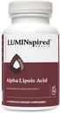 더 나은 흡수를 위한 Biotin 500mcg를 가진 LUMINSPIRED 건강 알파 Lipoic 산 600mg CR, 60 Vegan 정제, 지원 산화 방지제 기능, 포도당 Metabolism & 건강한 Nerve 보충교재, 글루텐 자유로운