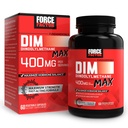 FORCE FACTOR DIM Max, DIM Supplement 400mg의 여성 & 남자를 위한 에스트로겐 균형, Hormonal 여드름을 위한 여분 힘, Metabolism, Menopause, PCOS, Diindolylmethane, 우량한 흡수, 60의 캡슐
