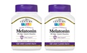 21st 세기, Melatonin 빠른 용해 정제 10 mg, 화이트, 체리, 120 조사 (포장 2)
