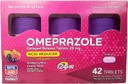 Rite Aid 산성 흡진기 Omeprazole 지연 방출 정제 - 20 mg, 3 병, 14 각 (42 조사 합계), Wildberry Mint 풍미, Heartburn 구호, Heartburn 약, 치료 Frequent Heartburn