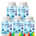 Quercetin Gummies - Bromelain 비타민 C + 아연 비타민 D3를 가진 Quercetin - Chewable Quercetin 900mg 보충교재 - 아이와 성인 (5)를 위한 Quercetin