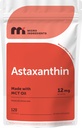 마이크로 재료 Astaxanthin 12mg MCT 오일, 120 Softgel, 4 개월 공급 | 프리미엄 Astaxanthin 산화 방지제 보조제 * 신선한 미생물 소스 | 트리플 강도, 비 GMO, 글루텐 무료, 아니 Soy