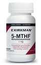 Kirkman 5-MTHF - Hypoallergenic - 120 채식 캡슐 - 좋은 건강에 대한 엽산 필수