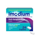 Loperamide Hydrochloride & Simethicone, Diarrhea, Gas, Bloating, Cramps & Pressure, Easier to Open, 24 ct의 치료를위한 Anti-Diarrheal 약을 가진 Imodium Multi-Symptom Relief Caplets