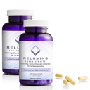 Hyaluronic 산, 알파 Lipoic 산, 로즈 엉덩이, 비타민 E & Riboflavin, 산화 방지제 지원, 피부 Hydration & 웰니스를 가진 Relumins 1650mg L 글루타티온 복합물, 미국에서 만드는 90의 캡슐 x 2 병