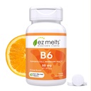 EZ 녹슬지 않는 비타민 B6 50 mg, 설탕 자유로운, 1 달 공급 - 1 팩