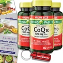 선택 번들 스프링 밸리 Rapid-Release CoQ10 Coenzyme Q10 100 mg Softgels 120 CT 3 pk (360 총) + 비타민 가이드 및 알약 용기 (5 항목)!