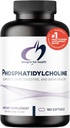 건강 Phosphatidylcholine Softgels에 대한 설계 - Soy Lecithin의 Phosphatidyl Choline 보충 + 뇌 건강 (180 Softgels)
