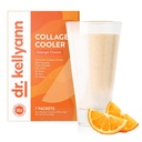 Kellyann Orange Cream Keto Shake Packets (7 서빙) - 15g Protein, Grass-Fed Collagen, Keto & Paleo-Friendly, 1 팩