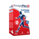 INVIGOFLEX® D - Glucosamine Sulfate (Classic Formulation)의 1500mg - 무릎, 손, 뒤, & Hip 지원 D를 위한 우수한 합동 보충교재: 글루코사민 황산염, 모자 - 60 Ct