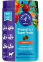 NaturVet 진화 Probiotic & Superfoods 90ct 개를위한 부드러운 Chews - Prebiotic & Probiotic Blend, 소화 효소, 뼈 Broth, 오메가 - Nourishes Natural Gut Bacteria 및 Intestinal Microflora