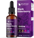 Elderberry 추출물 하락 2000mg (Sambucus nigra) 초본 보충교재는 캡슐, 1 달 공급, 84의 서빙, 알콜 자유로운 가늠구멍 보다는 더 나은 흡수합니다 - 2 Oz의 1 팩