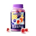 성인을위한 수면 Gummies, Melatonin 3mg, L theanine, Ashwagandha, Gluten Free, Sugar-Free, Strawberry 풍미 60 개