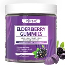 Elderberry Gummies Immune 지원 보충교재: Elderberry 비타민 C와 아연은 산화 방지제 지원 글루텐 자유로운 130 Gummies를 제공합니다