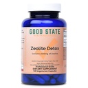 Good State | Zeolite Detox Supplement Clinoptilolite Capsules for Adults and Kids | 효과적인 신체 해독 및 클렌징을위한 최적의 흡수 나노 이온 비석 | 600 mg 각 서빙, 120 Veggie Caps
