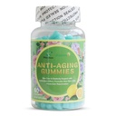 노화 방지 Gummies는, 새로운 피부 세포 생산 회춘, 반대로 주름 및 피부 Firmness 지원, 레몬 풍미, 60 조사를 승진시킵니다