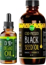 Maju Superfoods Oregano 및 검은 씨앗 오일 번들