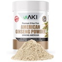 AKI 미국 인삼 분말 4% 인 세노사이드 - 커피와 이상, 음료 같은 스무디 - 1 팩 (1.5oz/42.5g)