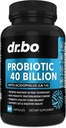 Probiotic 40 억 CFU 보충 - 여성 및 남성 캡슐에 대한 Lactobacillus Acidophilus Probiotics - Bifidobacterium, Plantarum, Paracasei, FOS를 가진 소화 건강 약을 위한 글루텐 무료 프로바이오틱스
