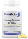 환자 1개의 저녁 Primrose 기름 1000mg | 건강한 피부와 합동 안락을 지원하는 보충교재* | 용매 자유로운, 찬 압박되는 기름 | 60 Softgels