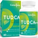 TUDCA Liver 지원 보충교재 1000mg - 60 Vegan 캡슐, 가축을 위한 우유 이틀 초본 혼합 공식을 가진 TDCA Bile 소금 Detox & 수선