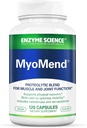 Enzyme Science Myomend – 합동 지원 보충교재 – Bromelain, Rutin, Nattokinase 및 Serrapeptase와 공식화 – 효소 건강 보충교재 – Vegan 및 Kosher - 120의 캡슐