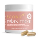Boobie Relax Mom, Postpartum Stress Support Supplement | Lactation 승인 | Ashwagandha & L-Theanine, 60 캡슐과 함께 계류 및 에너지 지원